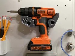 Black & Decker drill wall mount