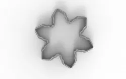 Cookie cutter Snowflake