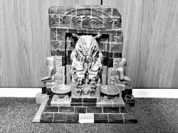 Cthulhu Aquarium Statue Background Ornament