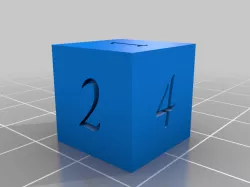 Dice Master STL Crystal D4 w/ PreSupported Chitubox File (Charm)