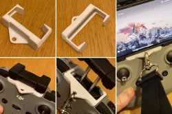 Drone Controller Lanyard Mount