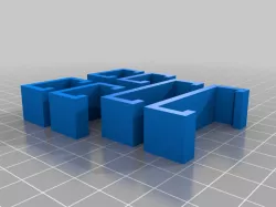 Easy Print and Install Cable Management Clips for Bear Frame