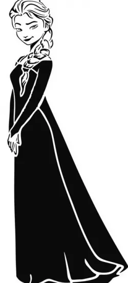Elsa stencil 3