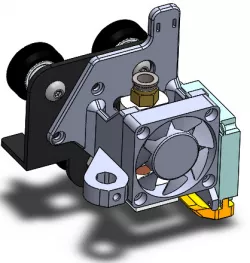 Ender 3 pro fan duct stock parts
