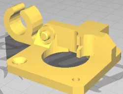 Ender 3 (Pro) TPU/Flex ExtruderFix v2 w cable holder