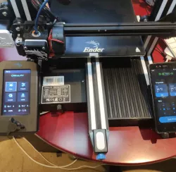 Ender3 V2 Octoprint Console (spare phone)