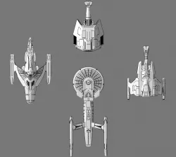 FASA Battleships: Star Trek starship parts kit expansion #11