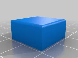 Flat Blank Cherry MX Keycap