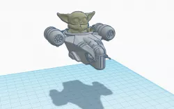 Grogu Silvercrest Fighter Pilot