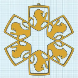 Gryffindor ornament