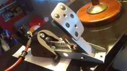 Hydraulic conversion for Logitech brake pedals