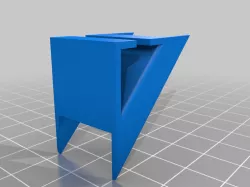Ikea Billy Shelf pass through corner