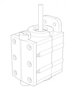 Inline Peristaltic Pump for Nema 17 Stepper