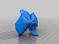 Low-poly Orchid Flower