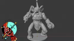 Loxodon Barbarian with Axe