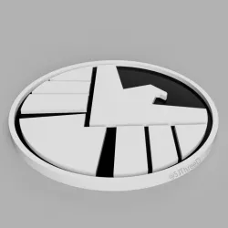 Marvel's Shield Logo - Marvel Coasters