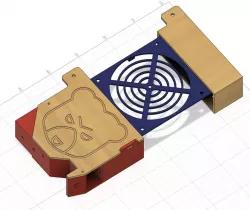 Meanwell PSU RSP-500-24 Mount for Prusa Bear Upgrade