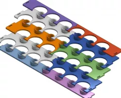 Modular Hobby Paint Rack - Large Straight - TAMIYA 23ml