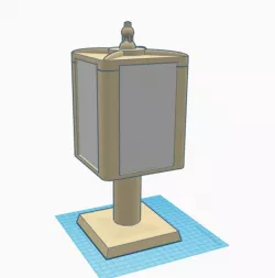 Modular Lithophane lamp