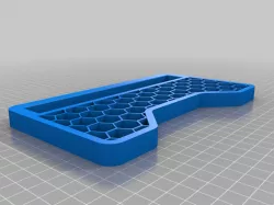 Monitor stand leg with editable files