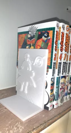 Naruto and Sasuke bookends