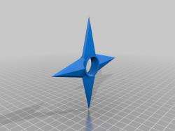 printable ninja star template 3d models 【 STLFinder