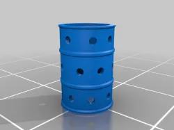 OO Gauge Oil Barrel Brazier