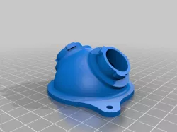 PAPR blower Adapter using Wathai 5V USB 75mm x 30mm Turbine Centrifugal Blower Cooling Fan