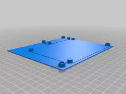 Parametric Mounting Plate Adapter for AT/ATX Power Supply in Amiga 2000