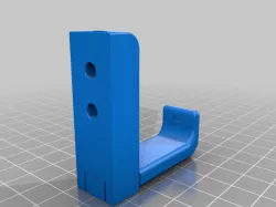 Print in place foldable hook