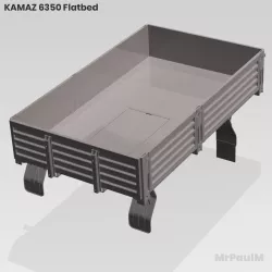 RC TRUCK 8x8 KAMAZ 6350 3D: FLATBED