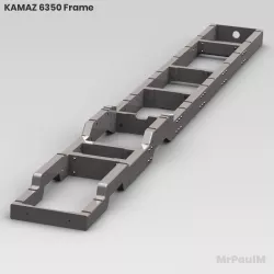 RC TRUCK 8x8 KAMAZ 6350 3D: FRAME
