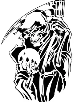 Reaper stencil 8