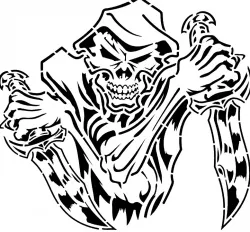 Reaper stencil 9