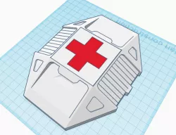Red cross Halo Medkit top V.1