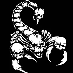 Scorpion stencil 10