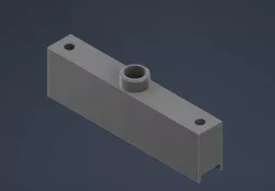 Screen door roller riser block