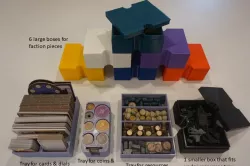 Scythe Organizer (fits expansions too!...except Fenris)