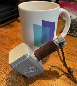 Thor's Hammer (Mjolnir) Large Fridge Magnet