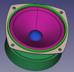 VISATON FRS 8 M Template
