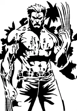 Wolverine Stencil 5
