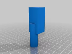 yarn carrier post for 3d printed knitting machine