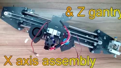 Z gantry & x axis for 3-in-1 3d printer cnc hybrid