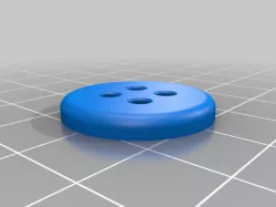 23mm Shirt Button with 4x3mm holes