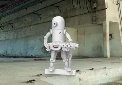 28mm Pen Top Battle Droid Miniature