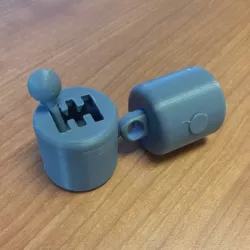 5-Speed Gear Shifter Fidget Toy Keychain