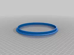 6 inch light housing trim With lip