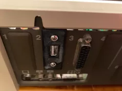 Apple IIe Panel Mount USB Slot cover for Booti Hard Drive Emulator Card