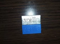 Badge emblem Aprilia SportCity Insignia emblema