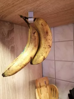 Banana Hook for under hanging kitchen cabinet